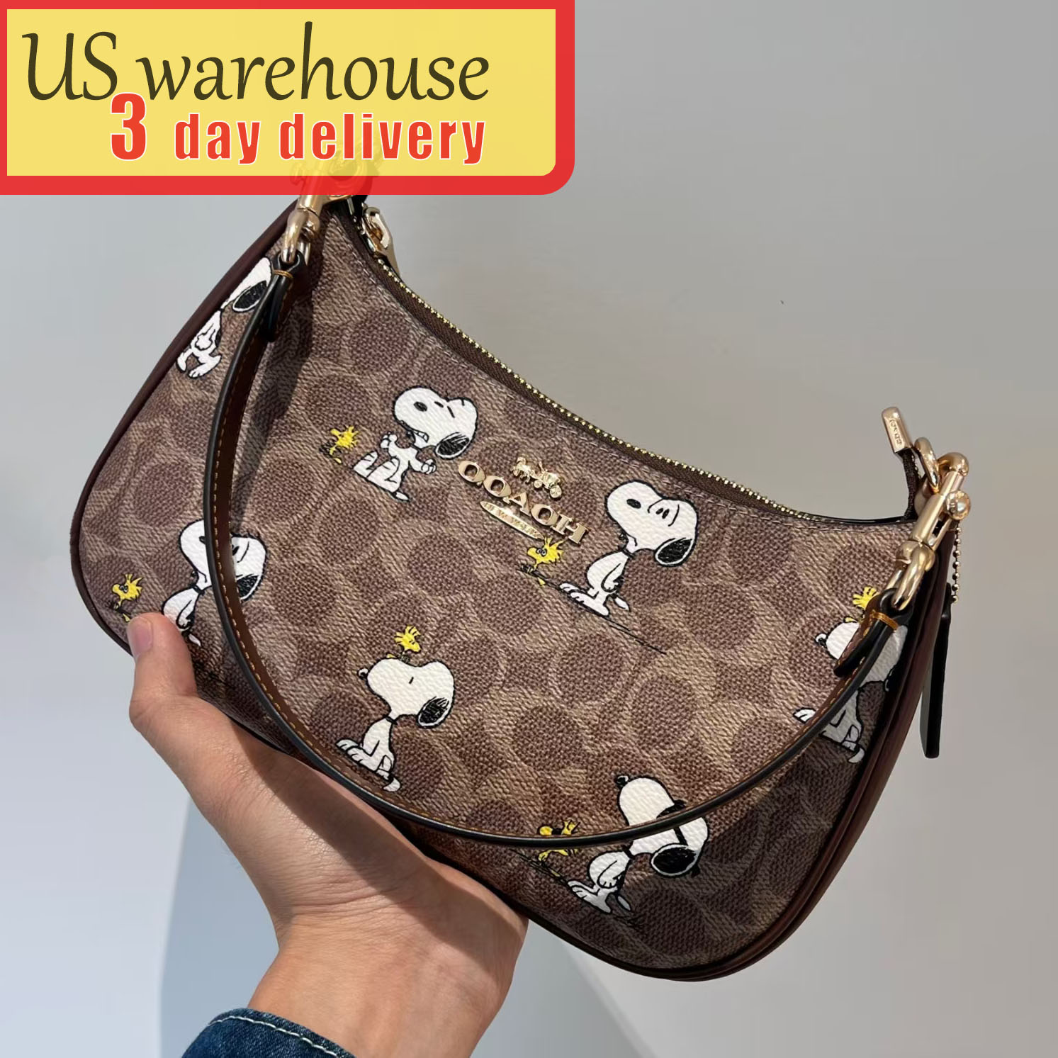 10A High quality Teri shoulder bag city bag coachbags designer bag tote bag Women Travel Shopping Bag Litchi Leather Hardware Hardware Luxury Tote Bag 24.5cm with box