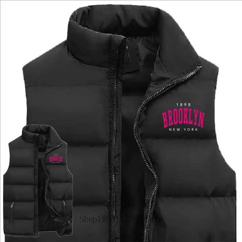 Men Women Clothing Autumn Winter Fashion Casual Mandarin Collar Sleeveless Jacket Vest Coat Warm Comfortable Zipper Jacket VestG251218