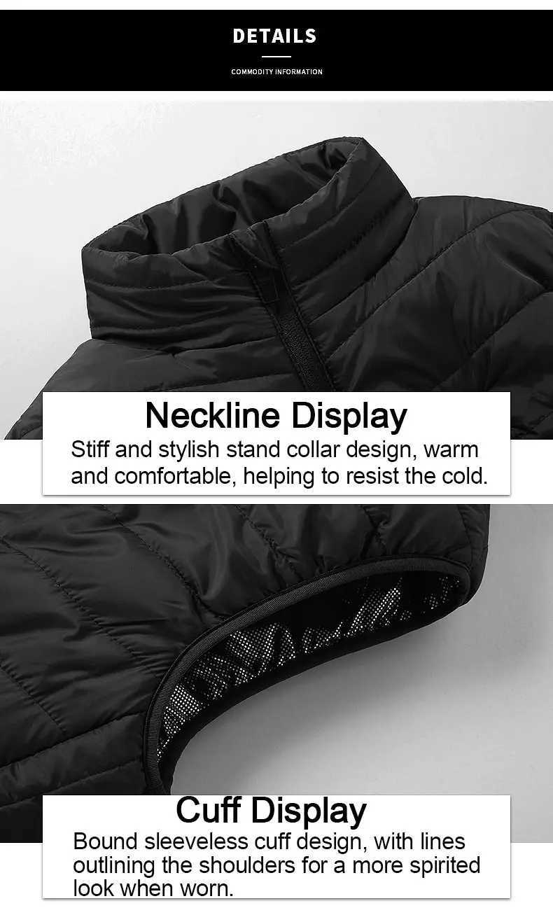 Heated Vest USB-C Electric Heated Vest Heating Jacket Winter Vests for Outdoor Motorcycle Camping Fishing Skiing Oversized 8XLG251218