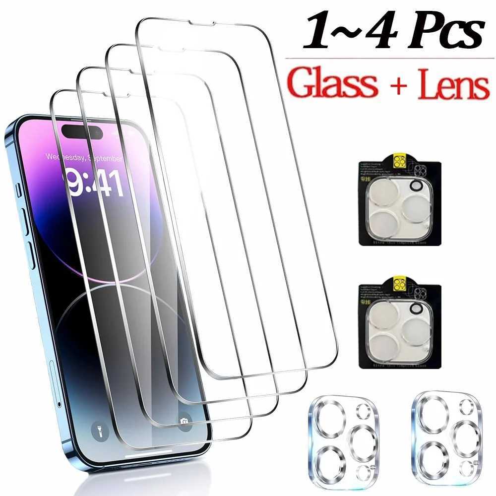 14Pcs HD SCREEn Protector For iPhone 17 16 15 14 Pro Max Tempered Glass For iPhone 11 12 13 Film iPhone 16 Plus G251218
