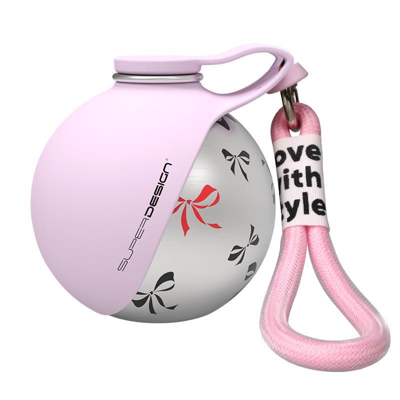 New 304 stainless steel dog outdoor water bottle portable kettle pet water dispenser for walking dogs outdoors