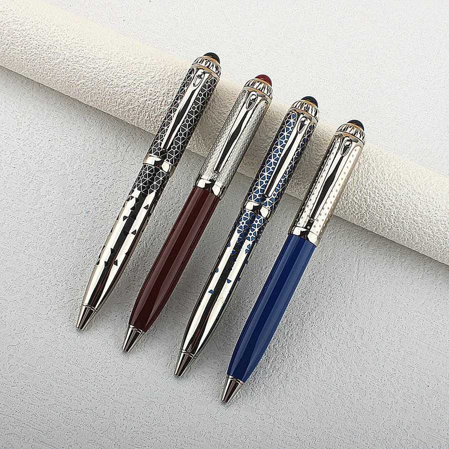 Vintage Luxurious Rollerball Pen Metal Ballpoint Pen Metal Carving Ink Pens Collection Y251218