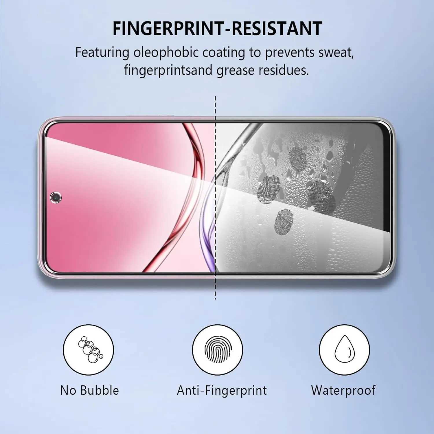 For TCL 605 Tempered Glass Screen Protector Glass Film G251218