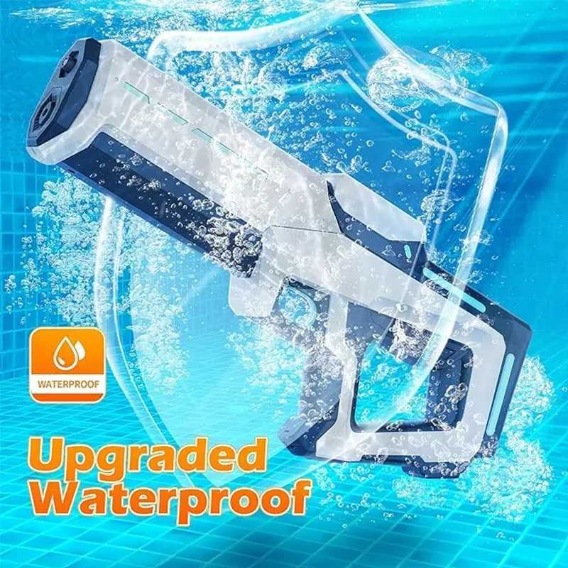 Electric Water Guns For Adults Powerful Squirt Automatic Water Suction Water Blasters Summer Outdoor Beach Toy For Kids Giftt251218