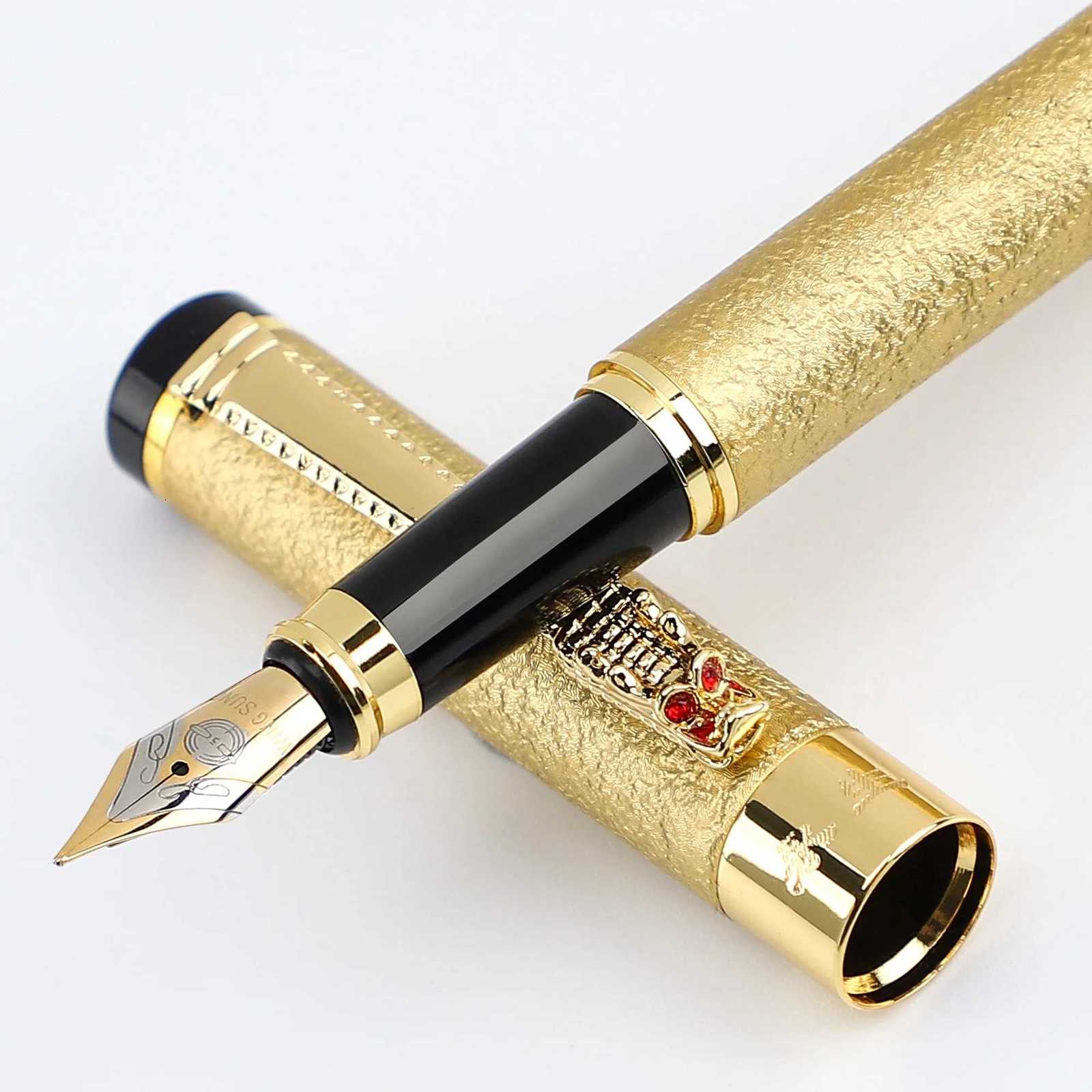 1 Pc Scrub Metal Pen Lridium Tip Medium size 05mm Off School Students for Men and Wen Daily Writing Best Fountain Pen Y251218