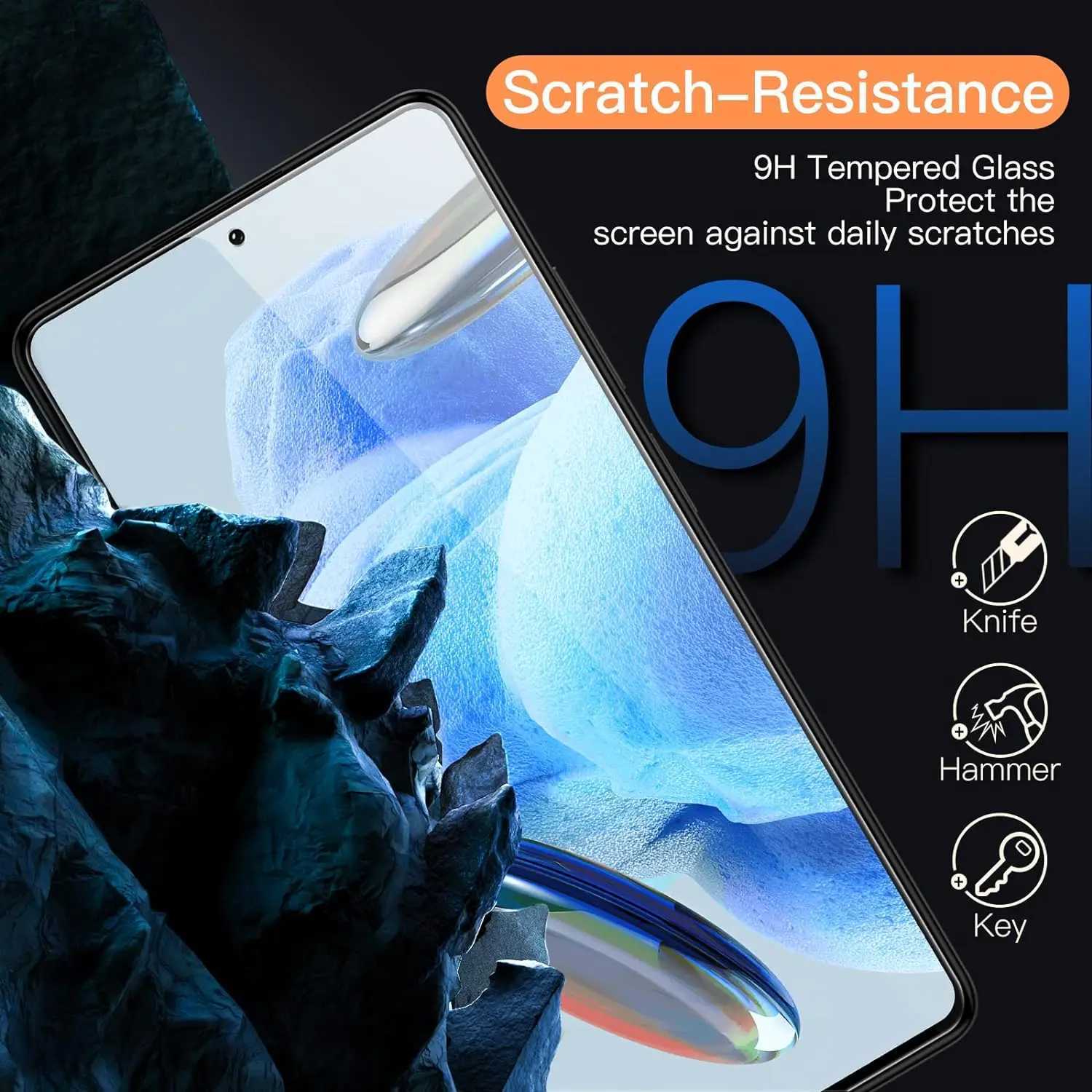 1/4Pcs High definition tempered film HD For Redmi 12 4G/5G phone sCREEn protector glass film High quality glass film G251218