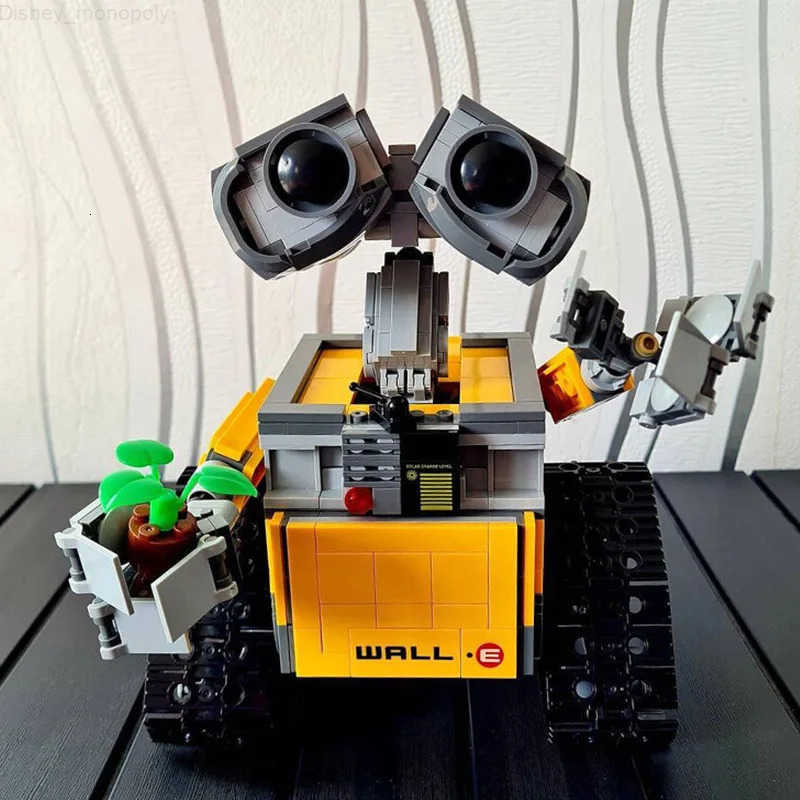 Disney pixar collaboration Robot Mobilization Puzzle Building Blocks Childrens Toys Wall-E Assembly Model Toy Christmas Gifts H251218