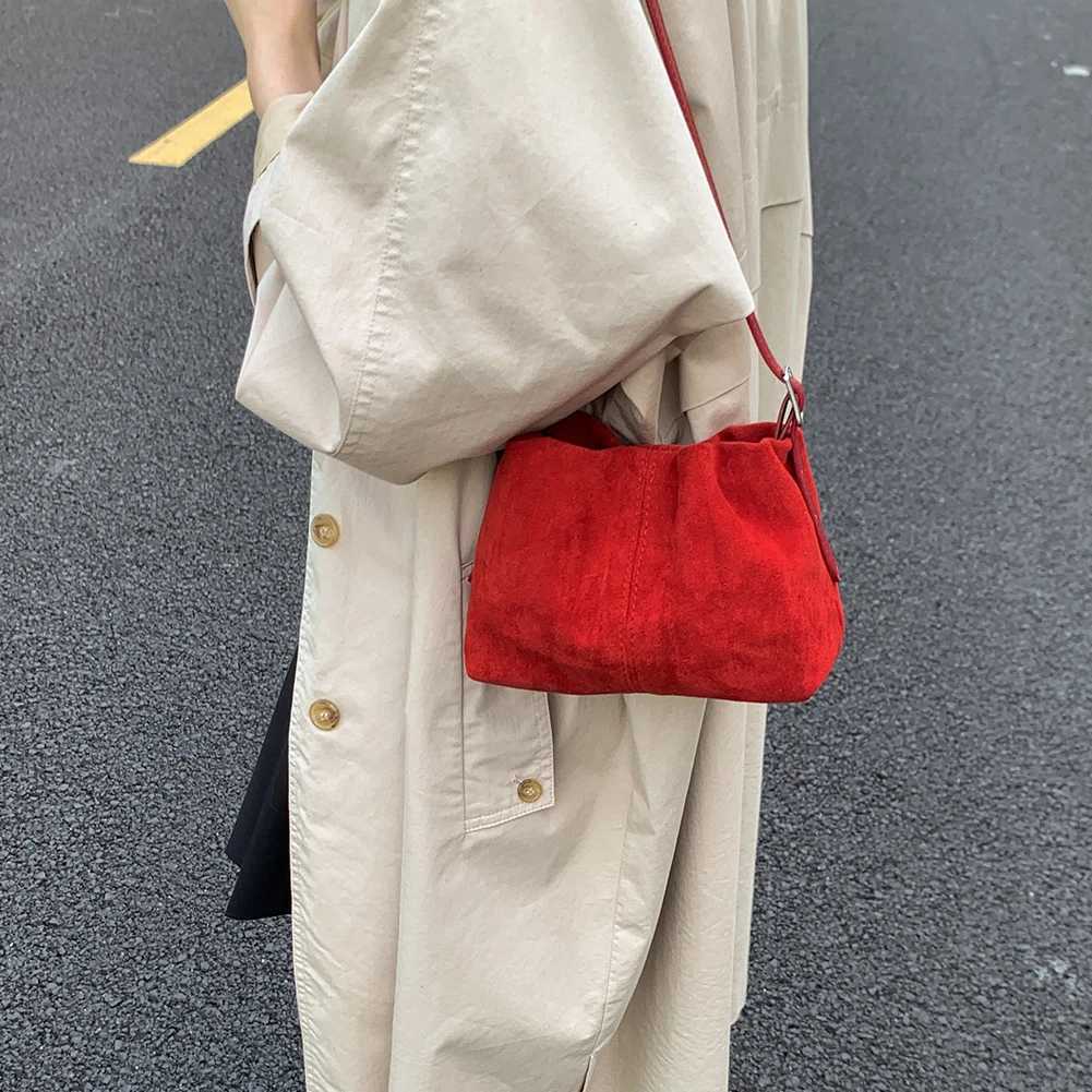 Women PU Leather Shoulder Bag W/ Adjustable Strap Women Suede PU Leather Crossbody Bag Shoulder Handbags Travel Winter FallT251218