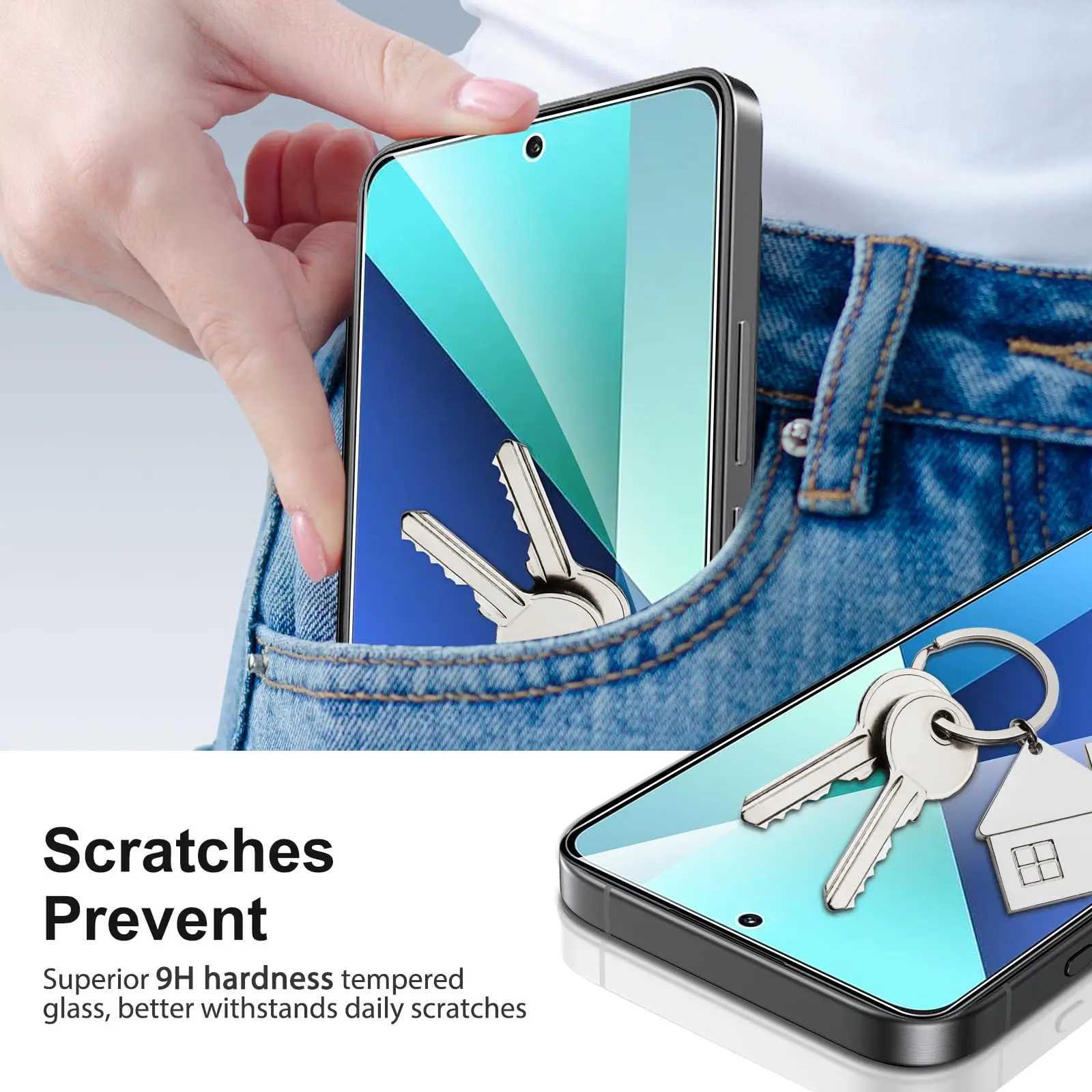 For Redmi Note 13 Pro Screen Protector 4G 5G Tempered Glass HD Crystal Clear Anti Spy Peep Privacy 9H High Aluminum G251218