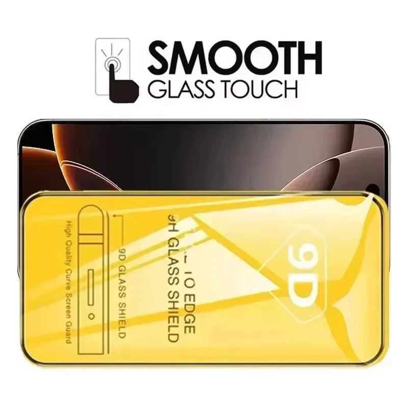 1-5PCS 9D Full Cover Tempered Glass For iPhone 17 16 15 11 12 13 14 Pro Max 16E Screen Protector For iPhone 13 Mini XR X XS Max G251218