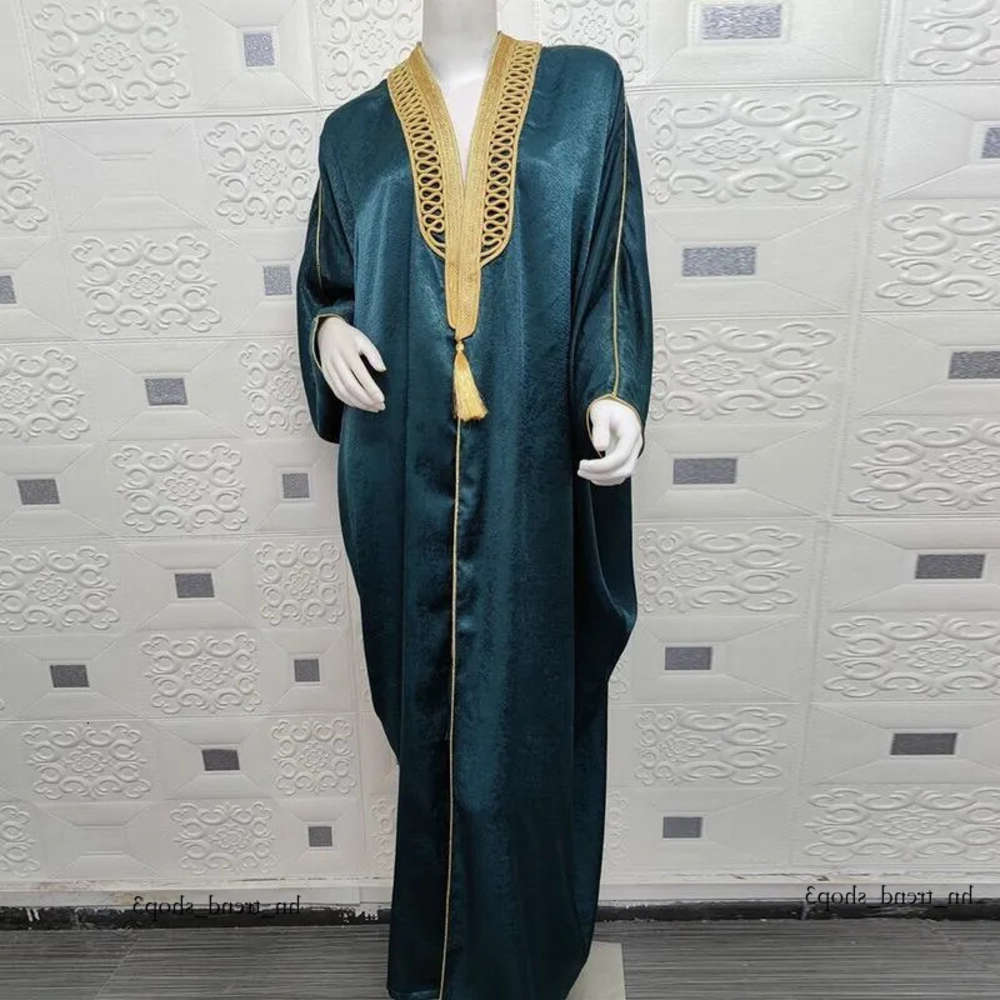 Abaya Dubai Turkey Muslim Hijab Dress Ethnic Clothing Islam African Dresses For Women Kaftan Robe Femme Longue Musulman De Mode Kabyle 744