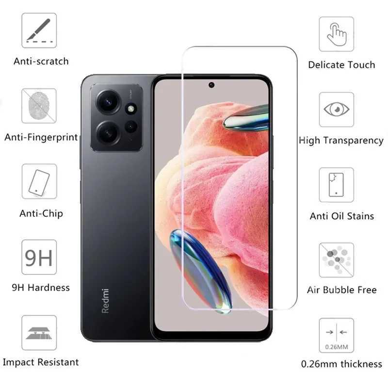 3PCS Tempered Glass For Redmi Note 11 Pro 12 11S Plus 10 5G Screen Protector G251218