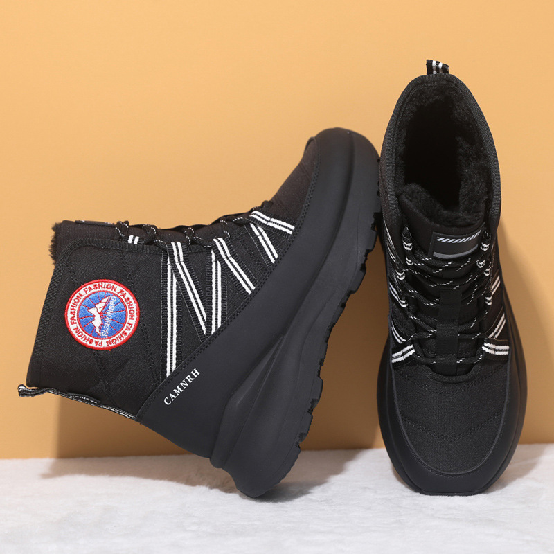 Free Shipping 2026 Designer Outdoor Men/Women Waterproof Snow Boots Winter Hiking Shoes Thermal Anti-Slip Insulated Mountaineering Boots