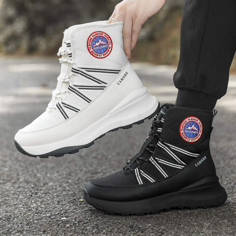 Free Shipping 2026 Designer Outdoor Men/Women Waterproof Snow Boots Winter Hiking Shoes Thermal Anti-Slip Insulated Mountaineering Boots