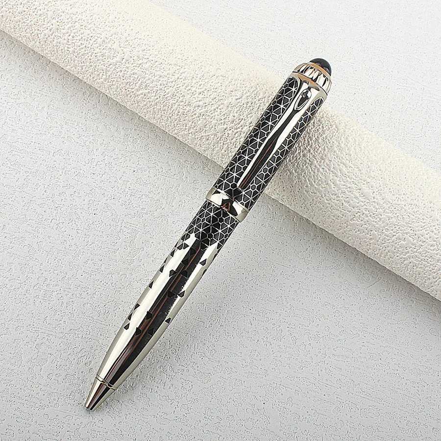 Vintage Luxurious Rollerball Pen Metal Ballpoint Pen Metal Carving Ink Pens Collection Y251218