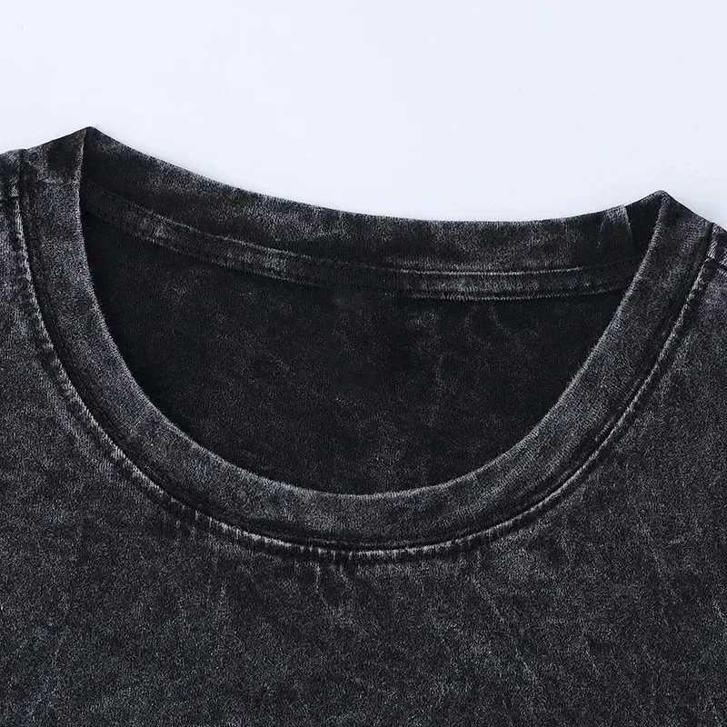 Hot Anime My Hero Academia Midoriya Izuku Deku Printed T Shirt Men Retro Washed T-shirts T-shirt Plus Size Cotton Casual Unisex X251218