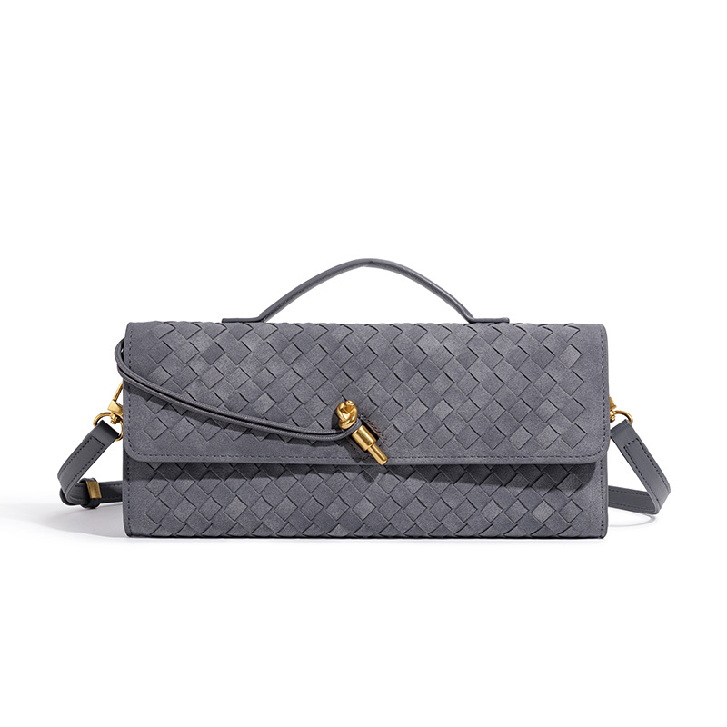 Women's 2026 New Vintage European Baguette Clutch - Elegant Evening Matte Finish Shoulder Bag for Formal Events