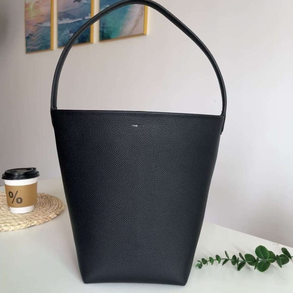 Bucket Lychee Pattern Commuter Large Capacity Genuine Leather Handbag Shoulder Underarm Tote Women S Bag High Quality Luxury Bag