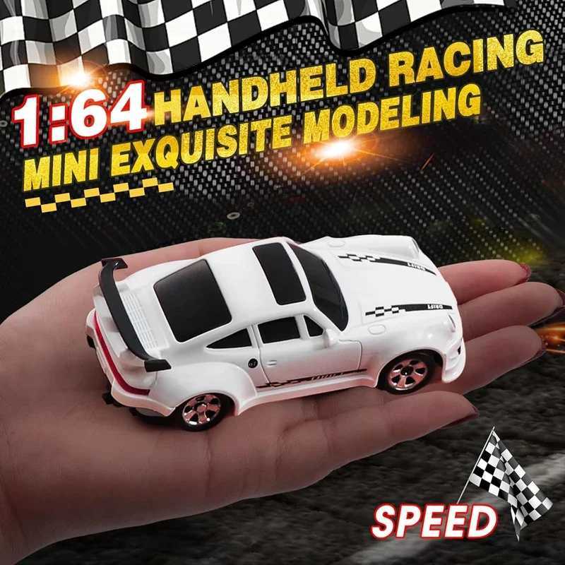4WD Drift Racing Car 1/64 or 1/43 Mini Remote Controlled High Speed Car Radio Electric Competition Toy Gift For Kids Boys Adults G251218