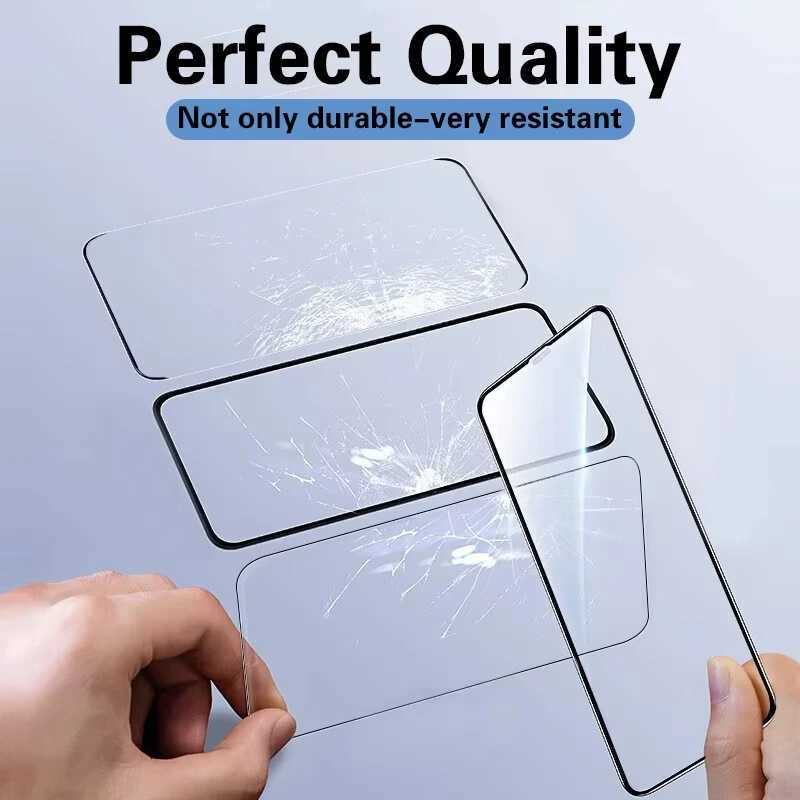 4PCS Tempered Glass for iPhone 17 16 16e 15 14 13 12 11 Pro Max Air Screen Protectors for iPhone X XR XS 7 8 SE 12 13 Mini Glass G251218