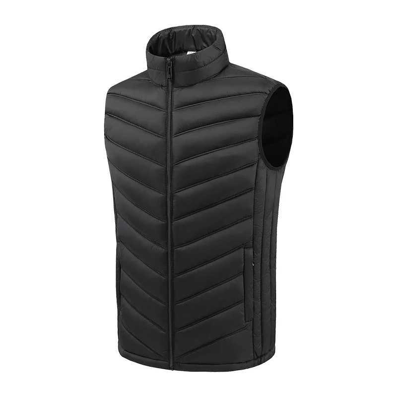 2025 Mens Winter Casual Versatile VEST Warm Comfortable Loose Stand Up Collar Kan Shoulder VEST Coat for MenG251218