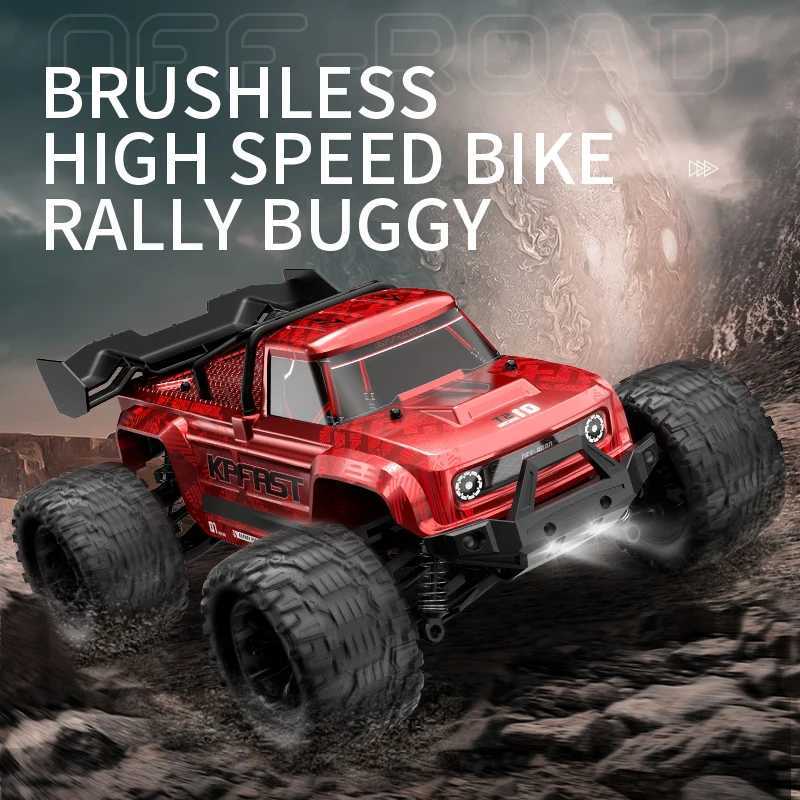 KF18 70KM/H or 55KM/H high speed brushless motor remote control toy car 114 with lights toy car 24Hz 44 4WD childrens toys G251218