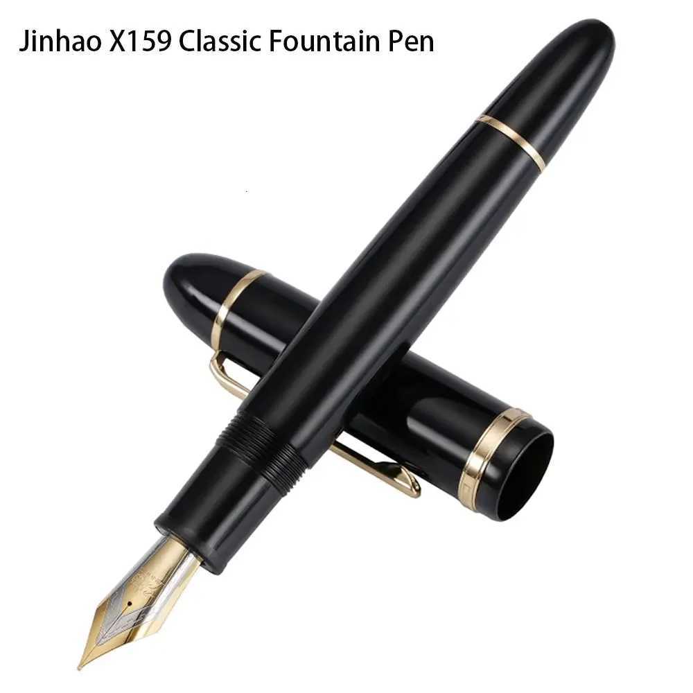 1PC Jinhao X159 Mticolor Resin Fountain Pen Set with Fine Nib Elegant Writing Instrument for Off Supplies Y251218