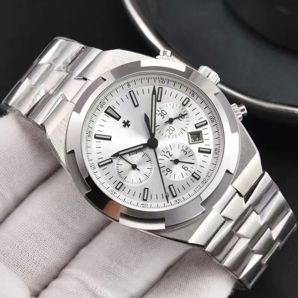 ST9 VACHER Constan OVERSEAS 5520V Automatic Mechanical Watches Sapphire Luminous Designer Movement AAA Luxury Mens Watch Wristwatch Montre Relojes j09