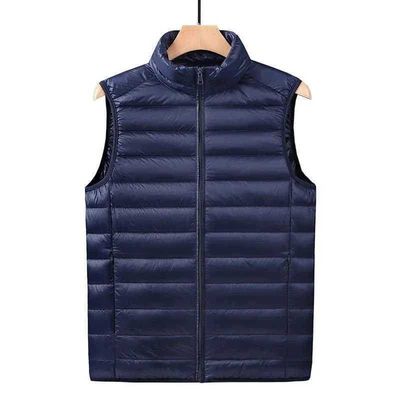 90 White Duck Down Waistcoat Men New Sports Leisure Warm Sleeveless Down Vest Jacket Comfortable Lightweight Breathable VestsG251218
