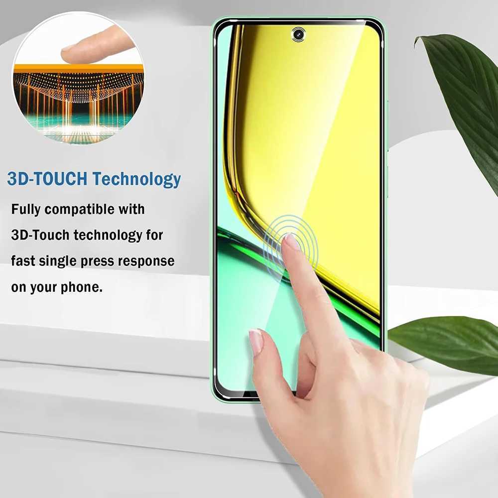 5-1Pcs Tempered Glass for Realme C55 C53 C67 4G 5G C35 C33 C31 C25 C21 C17 C15 C12 C11 C30 C20 Screen Protector on Realme C3 C2 G251218