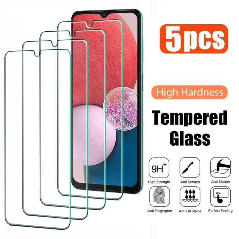 5PCS Tempered Glass For Galaxy A16 A36 A56 A06S A26 SCREEn Protector A55 A35 A25 A15 A05S A54 A34 A53 A14 A04 A04S 5G G251218