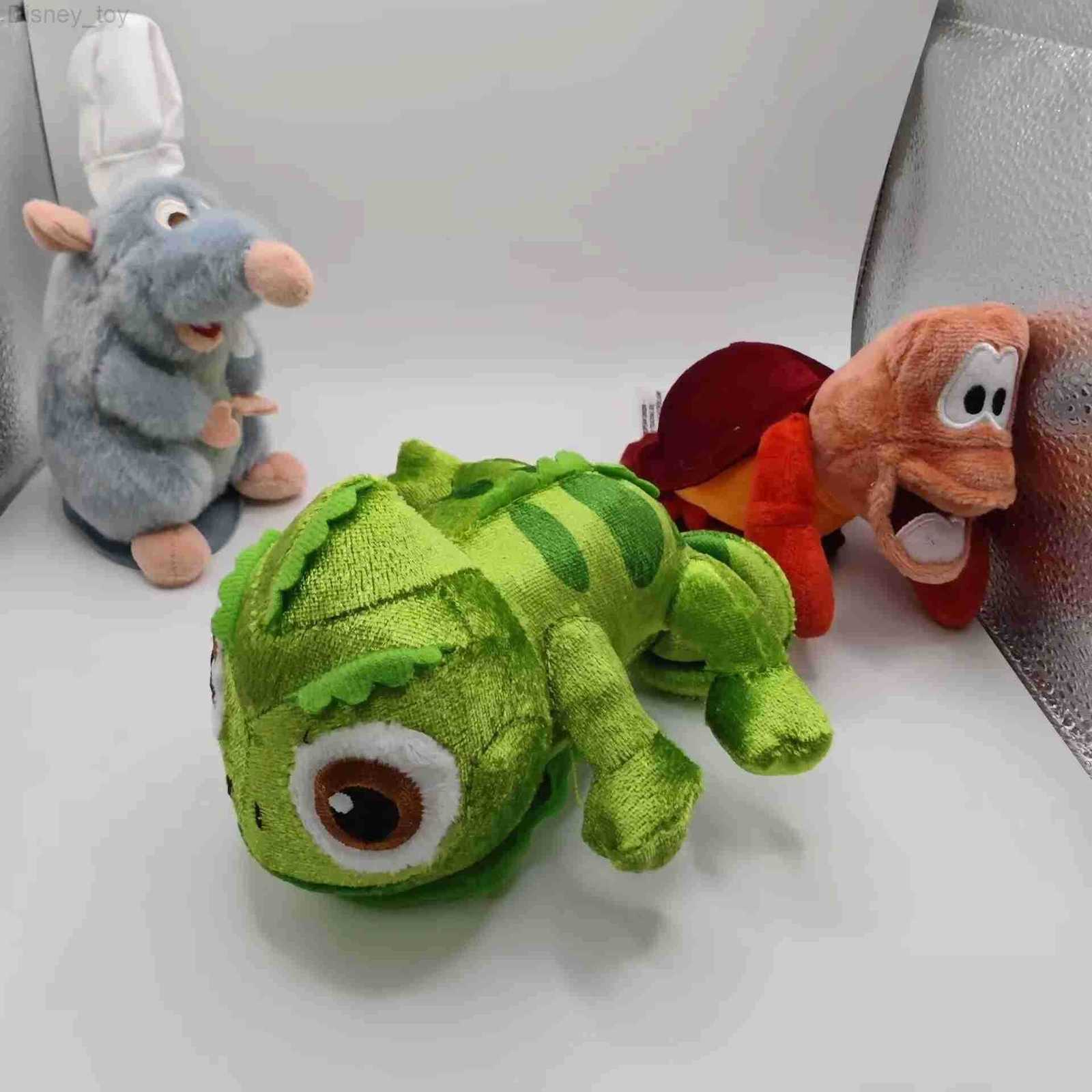Disney Store Ratatouille Chameleon Plush Magnetic Sebastian Shoulder Plush Toy Kawaii Plush Stuffed Dolls Kids Birthday Gifts H251218