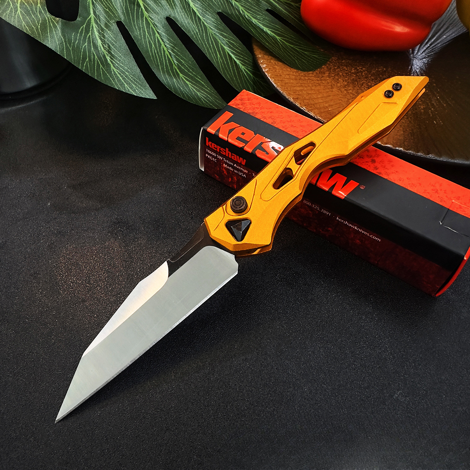 New 7650 Outdoor Camping Folding Knife CPM-154 Blade Aluminum Handle Pocket Survival Tactical Hunting Utility Knives CED Tools