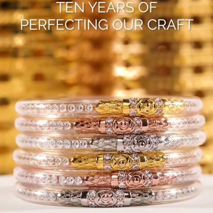 Charm Bracelets 3pcs/Set Rhinestone Crystal Glitter Silicone Bracelet Sparkling Fashion Jelly Bangles Present Idea for Women Girls 231030