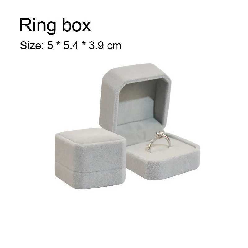 1PCS Boxes for Rings Wedding Alliance Box Jewelry Case Wedding Rings Box Gift Engagement Ring Box Ring Holder JJH01 L251218