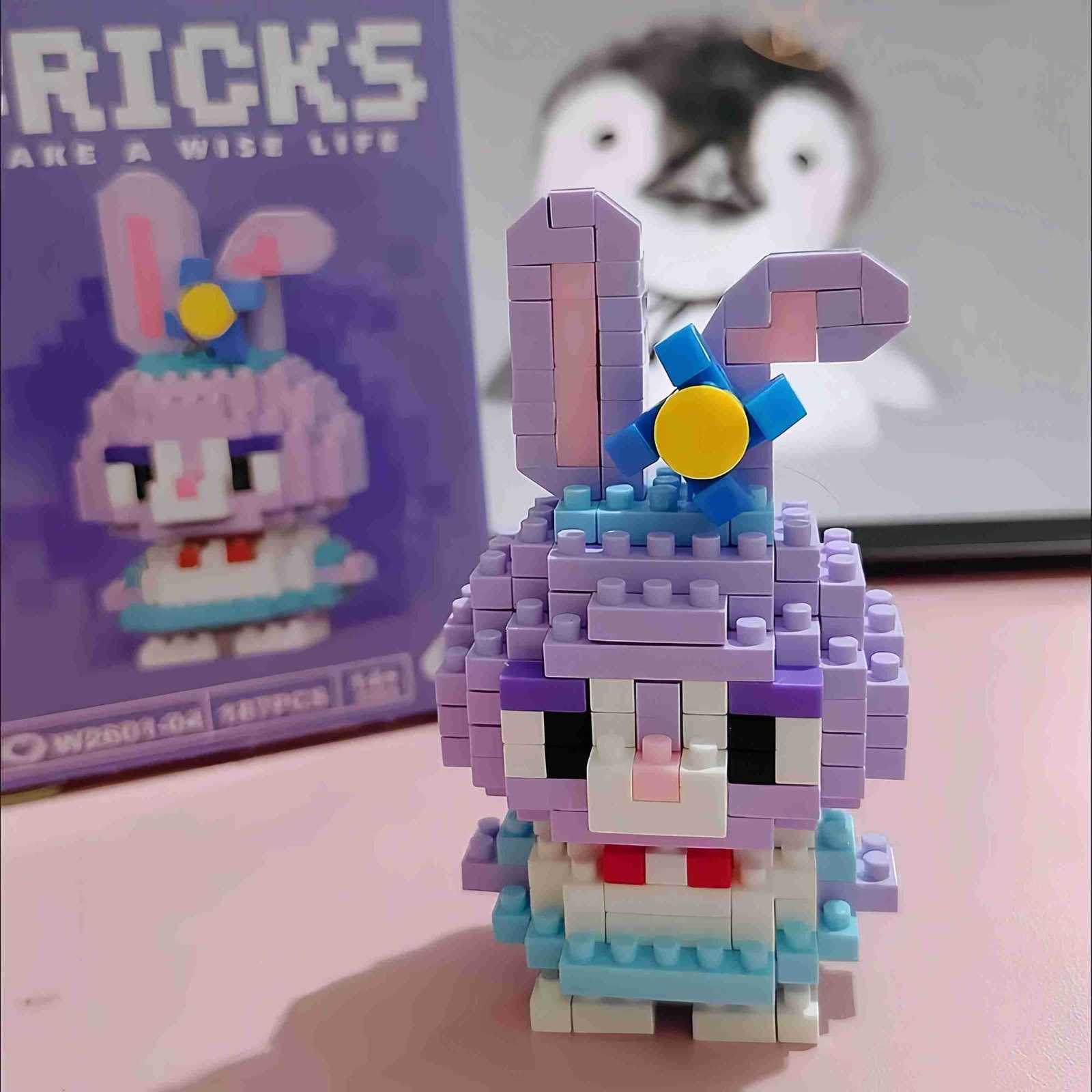 2Disney Anime Princess Building Blocks Stitch Mickey Mouse mini Action toy Figures Blocks Toys Bricks Assemble Toys Kids Gifts H25121811
