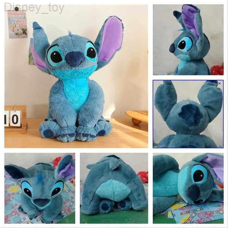 Disney Stitch Angel Stuffed Plush Toy Kawaii Lilo Stitch Cartoon Plush Doll Stress Relief Pillow Comforting Toy for kids Gifts H251218