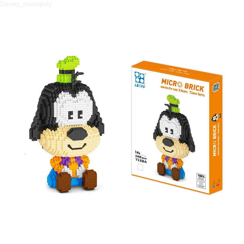 Disney Series Diamond Building Blocks Eeyore Pluto Mickey Mouse Lion Simba Timon Pumbaa Micro Brick Figures For Mini Block Toys H2512181