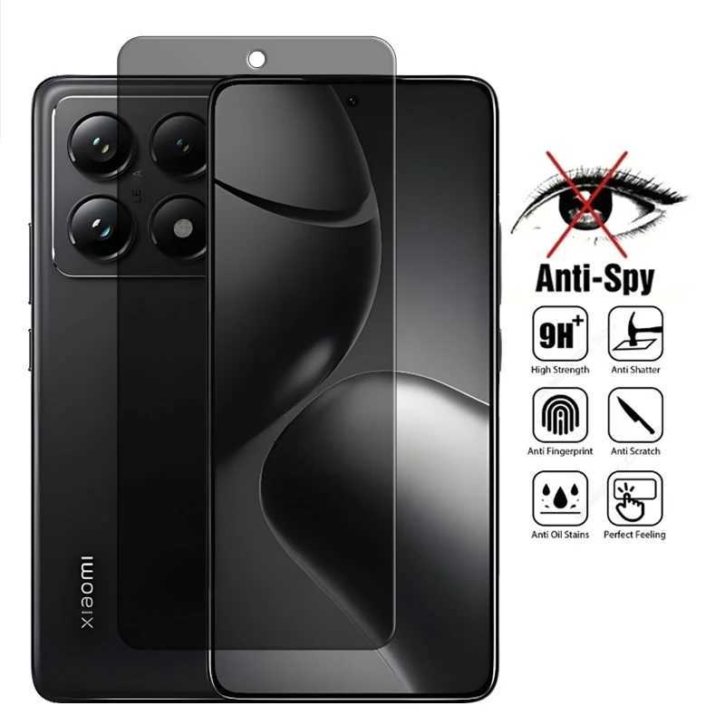 For 14T Pro Glass For 14T 14 T Pro Tempered Glass Anti Peep Privacy SCREEn Protector For 14T Lens Film G251218