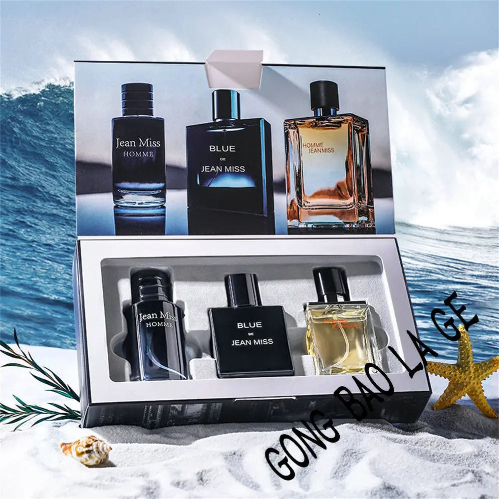 High Quality 90ml Men Perfume Gift Box 3pcs Set Colognes Fascination Man Profumo Uomo Lasting Attracting Women Parfums Homme 251215
