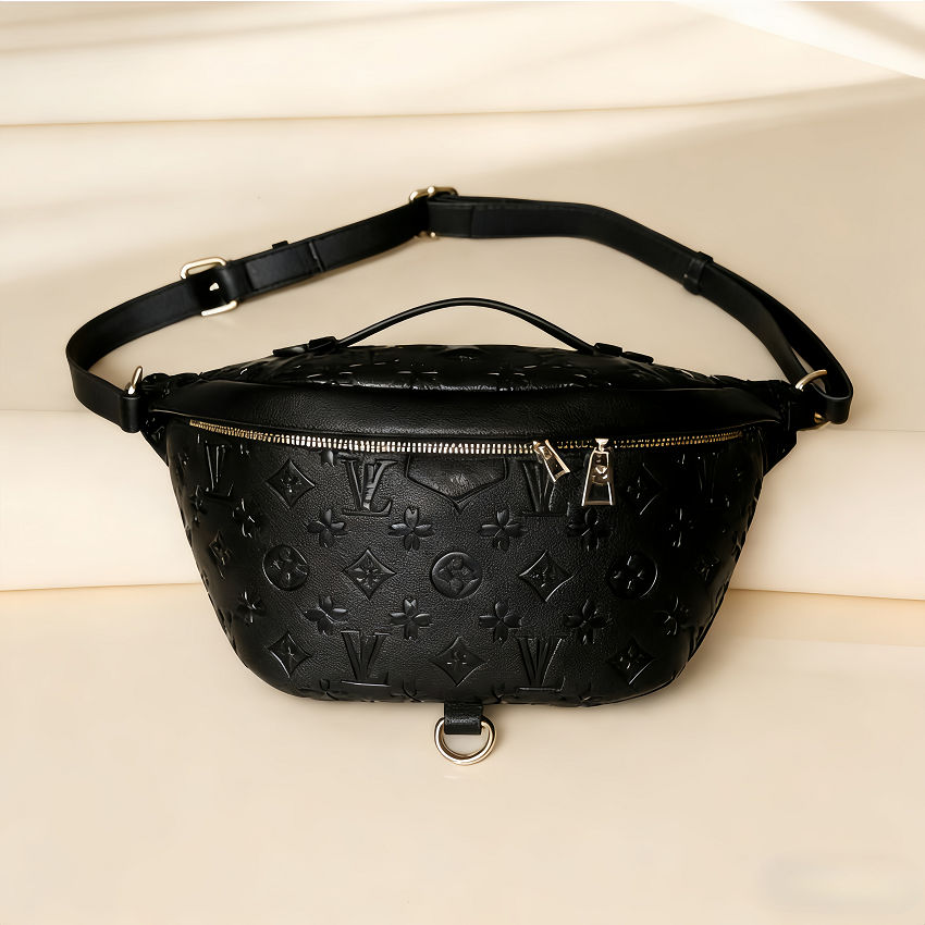 5A Top Quality Newest style Bumbag Cross Body Designer Shoulder Bag Brown flower Leather Luxury Waist Bags Temperament Fanny Pack Bum Waist pocket