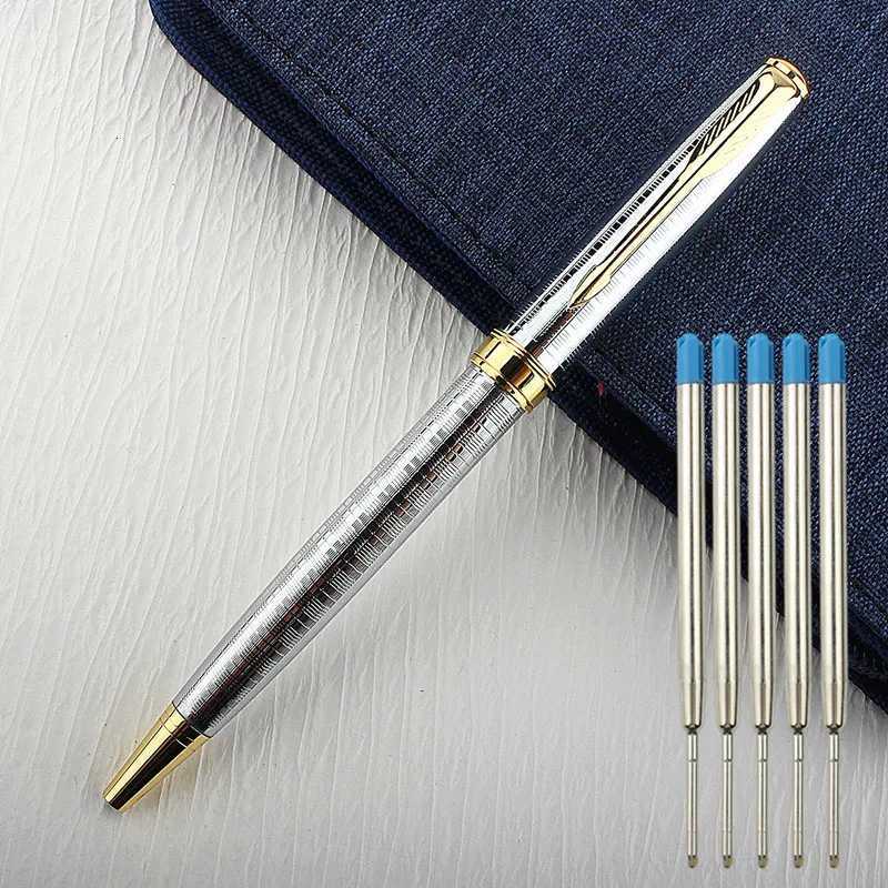 Luxury Quality 5017 Golden Senior Gift Pens Student School Business Off Ballpoint Pens New Y251218