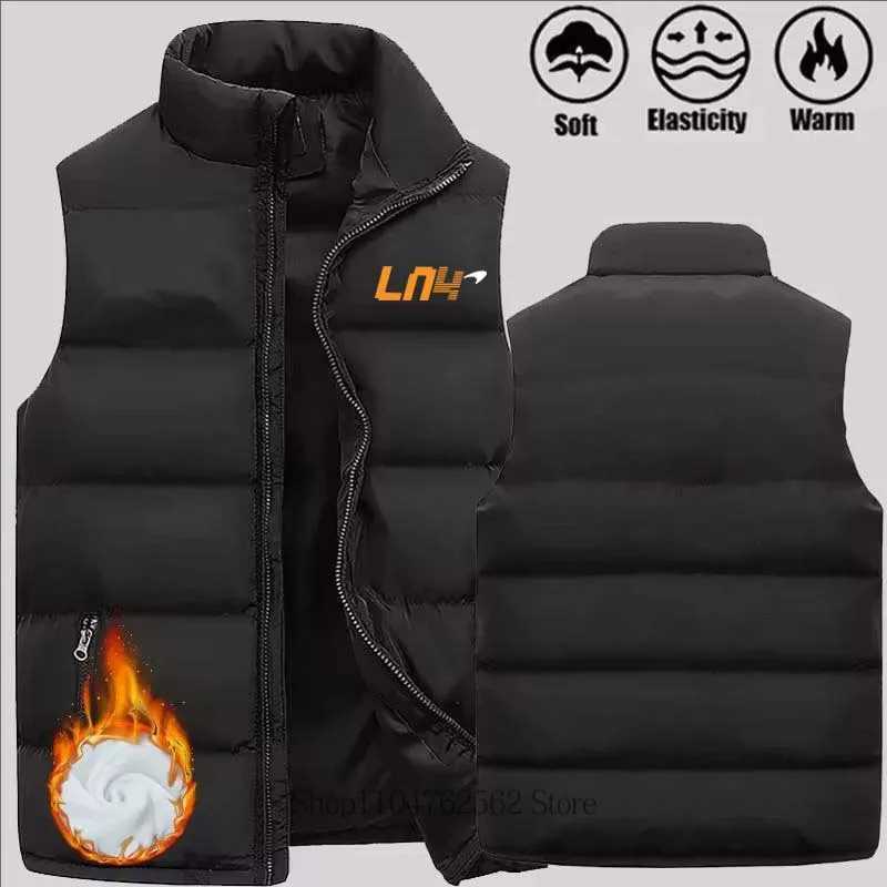 Men New Auntumn Winter Fashion Warm Comfortable Casual Jacket Vest Coat Men Outdoor Sleeveless Mandarin Collar Jacket VestG251218