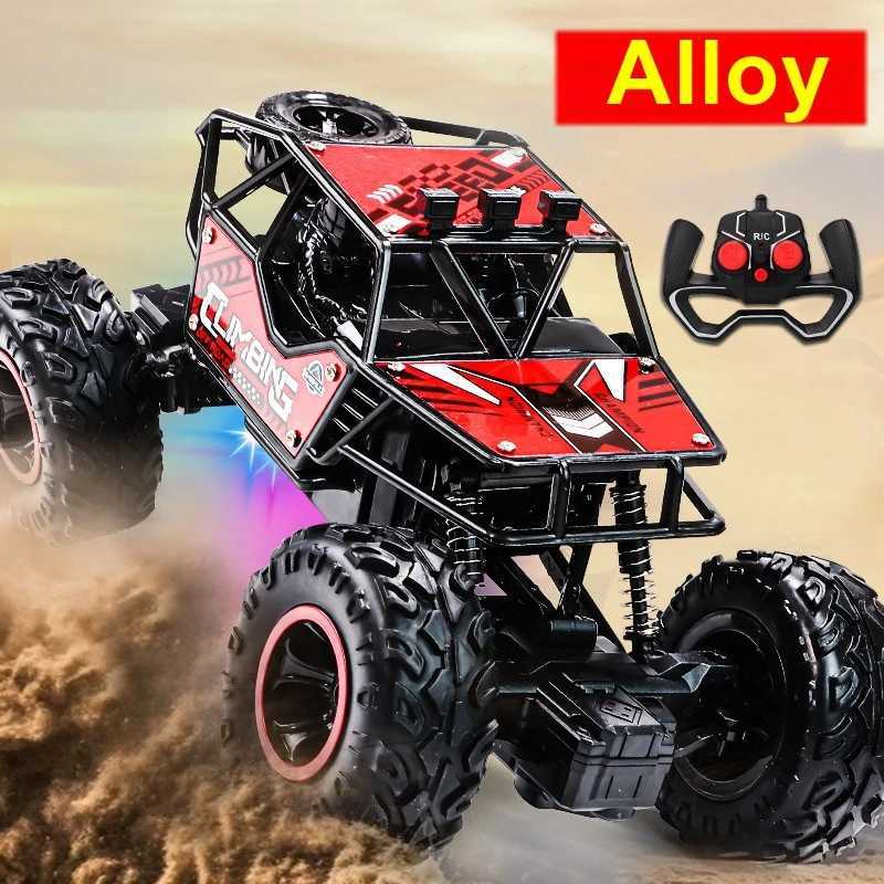 Remote Control Truck Car All Terrain Off Road Alloy RC Buggy Drift Racing Toy Rechargeable Sturdy Gift for Kids Boys G251218