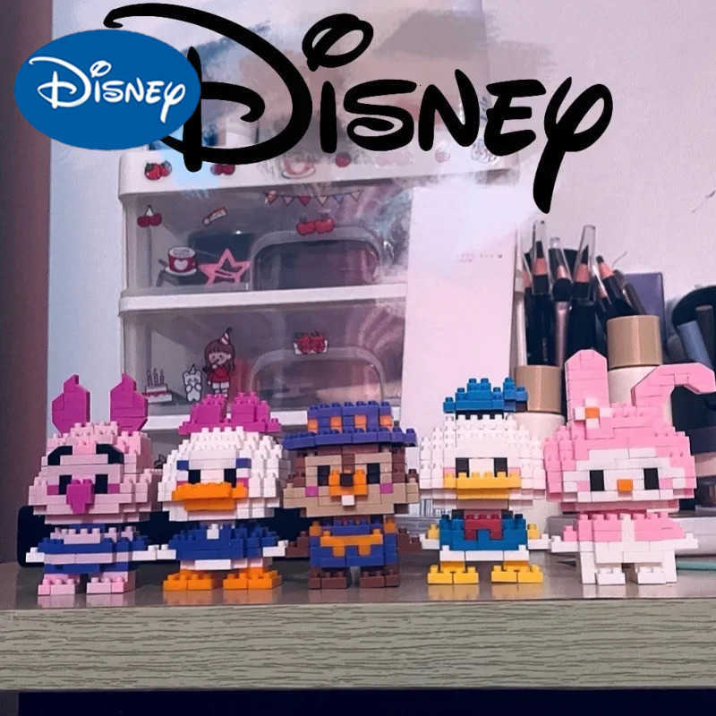 Disney Stitch Building Blocks Anime Kawaii Cartoon mini Action Childrens Figures Blocks Bricks Assemble DIY Toys Gift for Kids H2512181