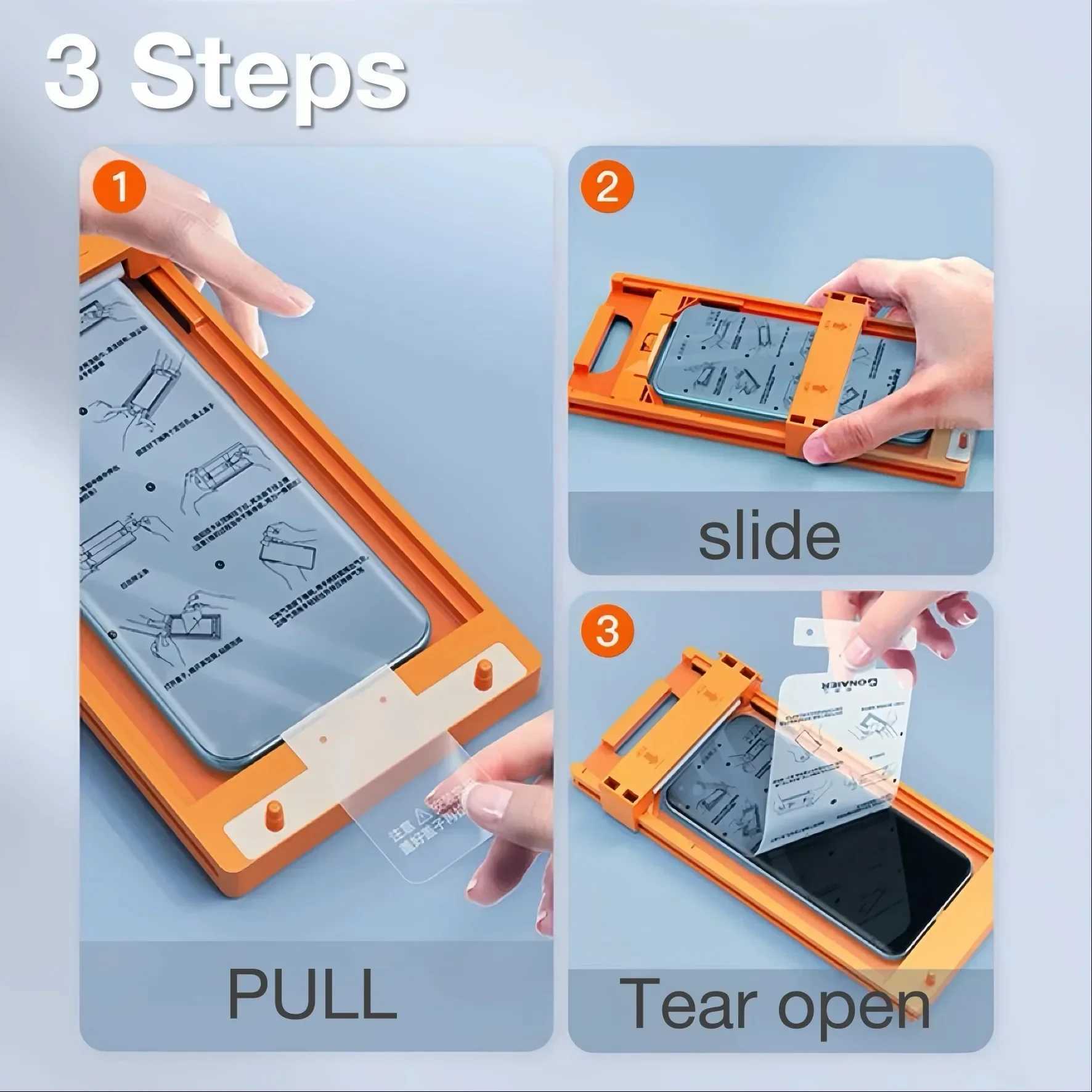 3Pcs For Honor Magic Series Ceramic Film Screen Protector Kit Ultra Clear No Dust Non-Tempered Glass for 7 6 pro 90 100 G251218