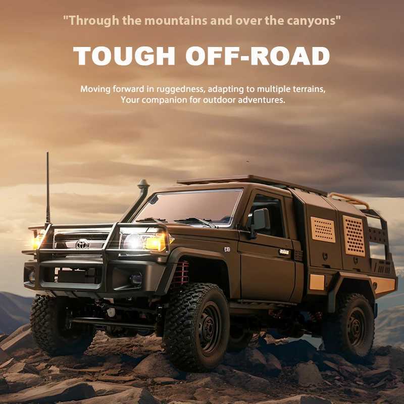 MN82S LC79 24G 1/12 Full Scale RC Pickup Short Truck 4WD Remote Control Climbing Off-road Car Toy for Boys Girls Christmas Gift G251218