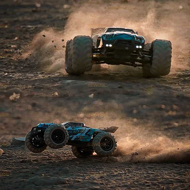 Wltoys Q117 1/16 RC Car 4WD Remote Control Car LED Headlights Brushless 70KM/H 24G High Speed Off-Road Drift Toys for Children G251218