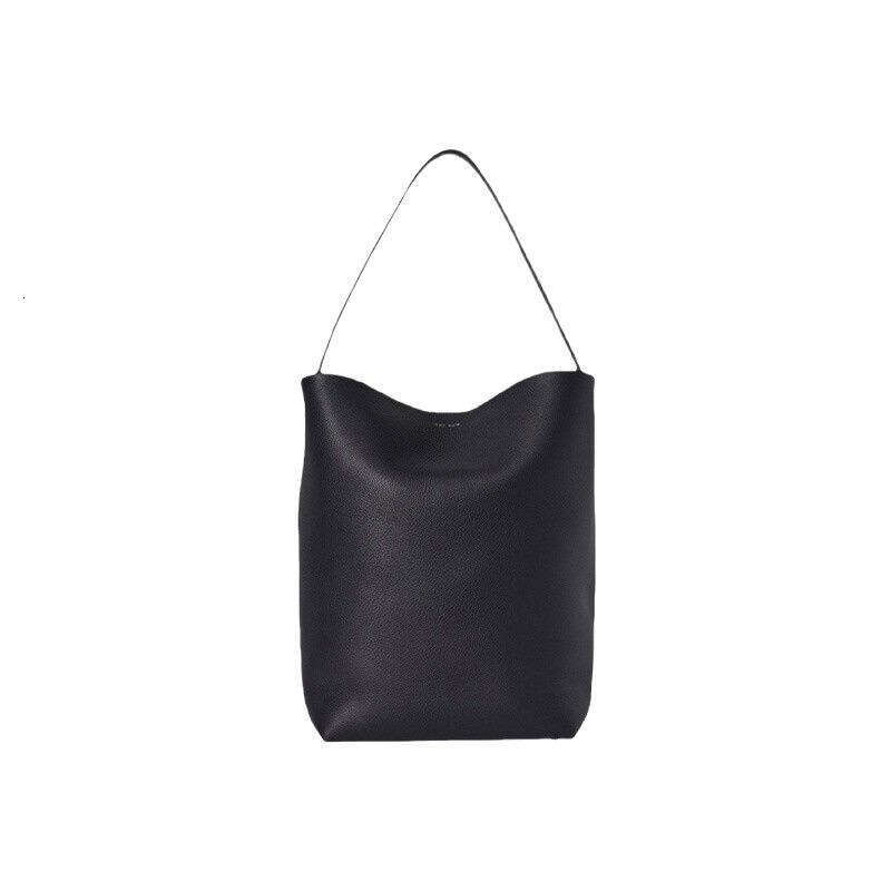 Bucket Lychee Pattern Commuter Large Capacity Genuine Leather Handbag Shoulder Underarm Tote Women S Bag High Quality Luxury Bag