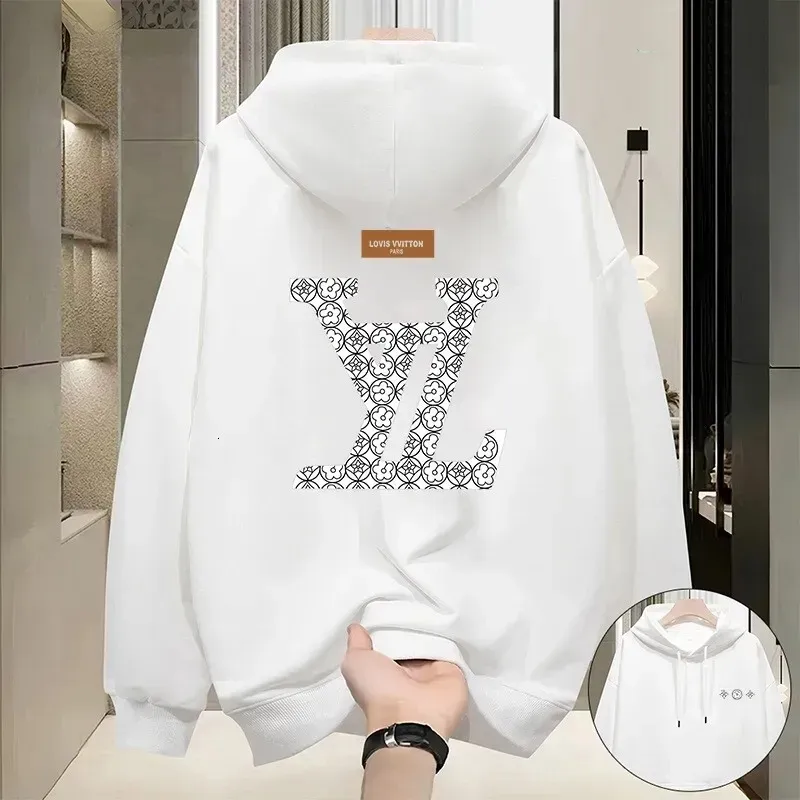 Designer Men's Hoodies 100% Cotton Luxury Brand Thicken Sweatshirt Hip Hop Streetwear Loose Casual Hooded Pullover Women Clothing Long Sleeved Sweatshirt